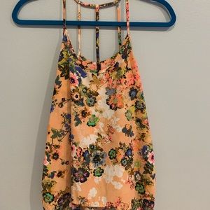 Floral tank top